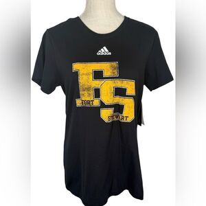 Adidas Women’s Black Fort Stewart Military Base Amplifier Tee Shirt